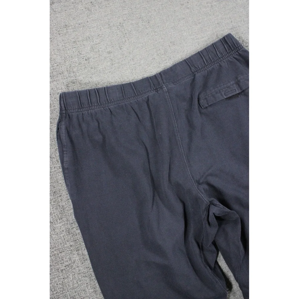 Nike Vintage Sweatpants Mens Large Navy Blue Embroidered Swoosh Cotton Joggers